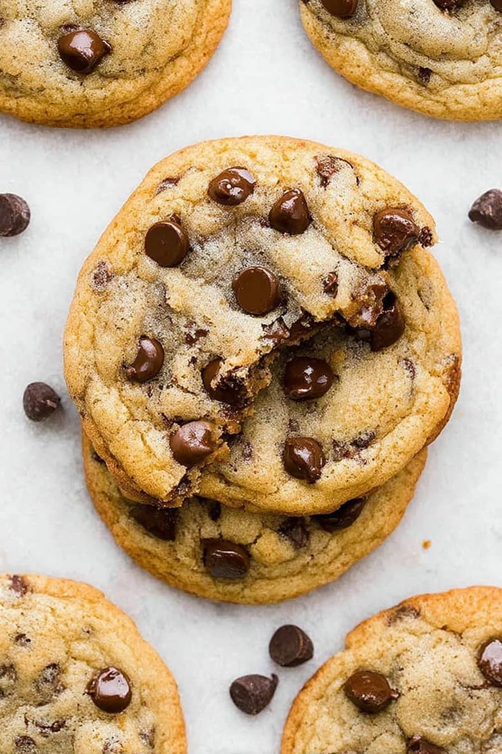Bakery Style Chocolate Chip Cookies