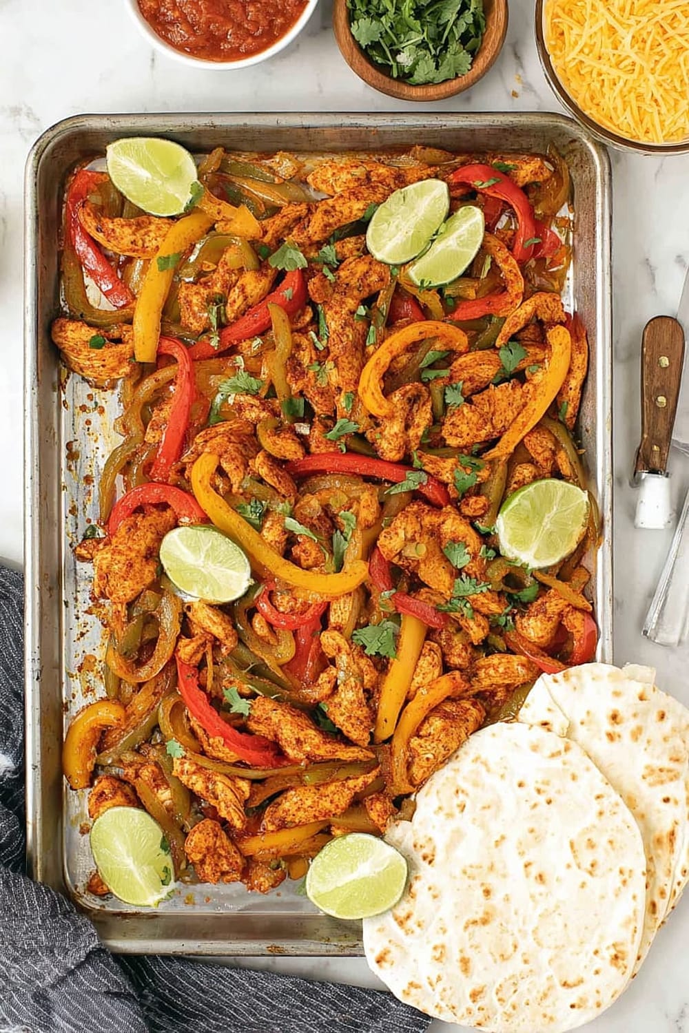 Sheet Pan Chicken Fajitas