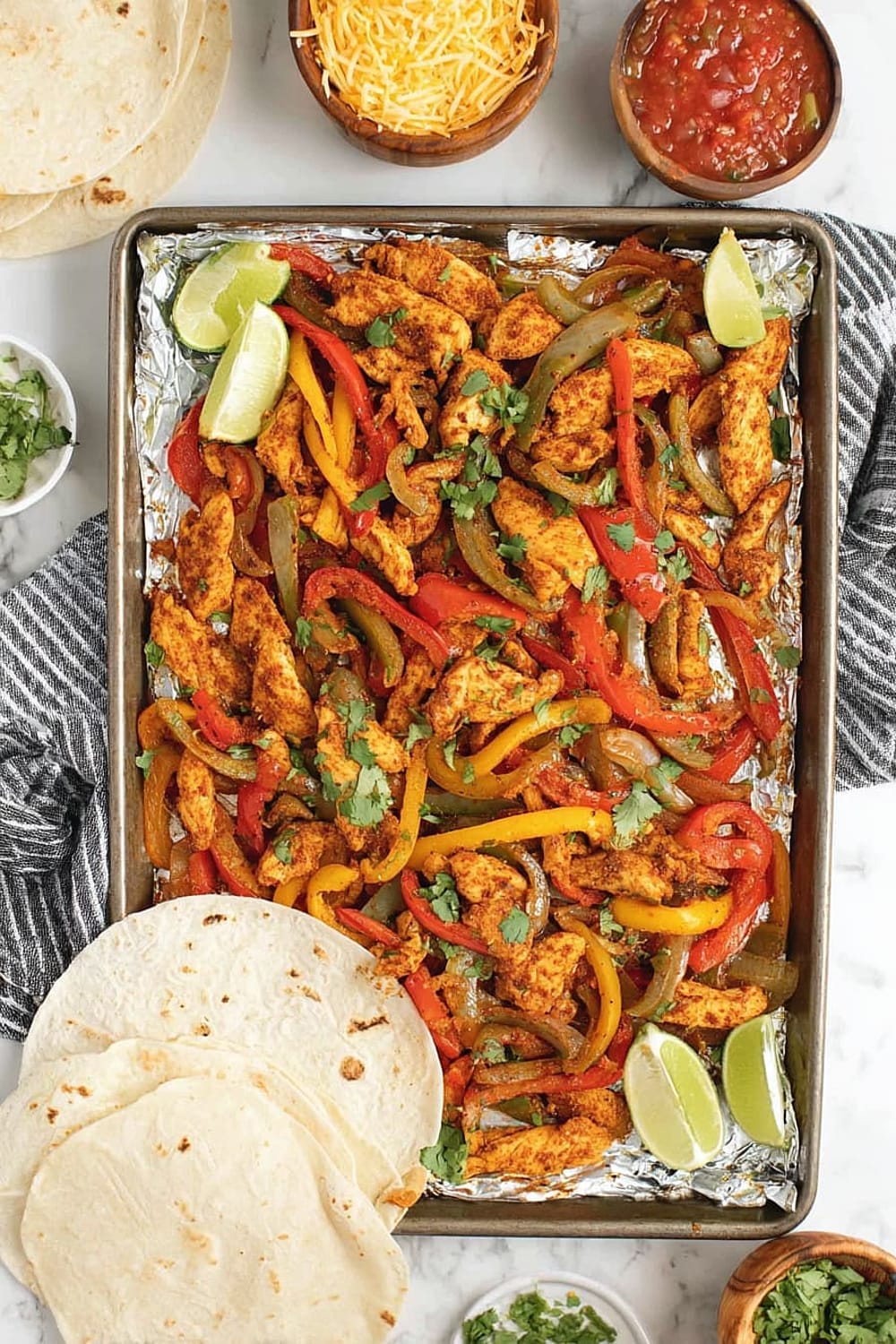 Sheet Pan Chicken Fajitas