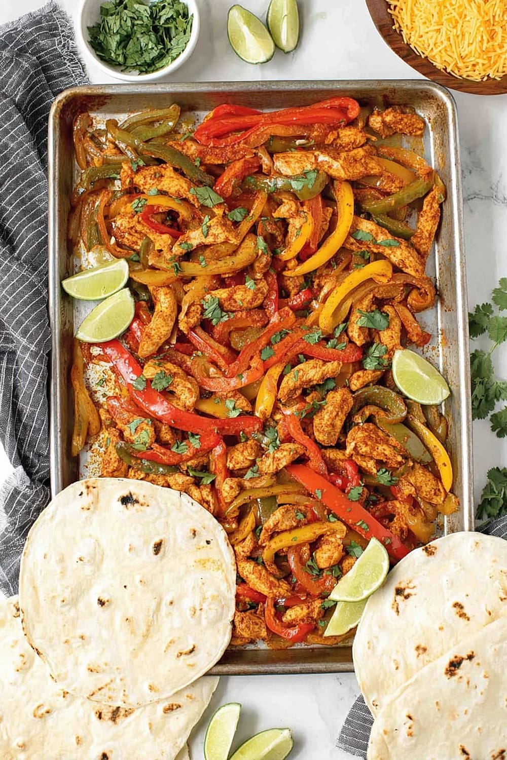 Sheet Pan Chicken Fajitas