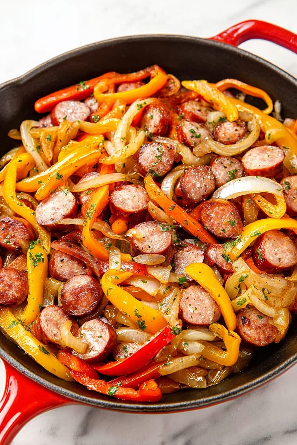 Sausage and Peppers Skillet