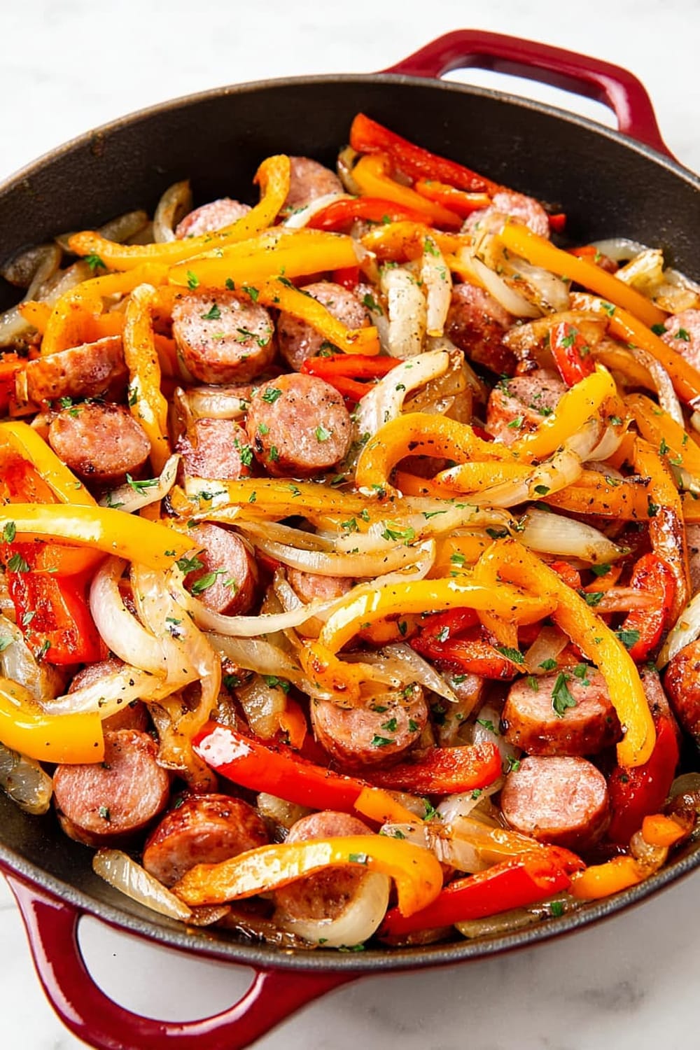 Sausage and Peppers Skillet