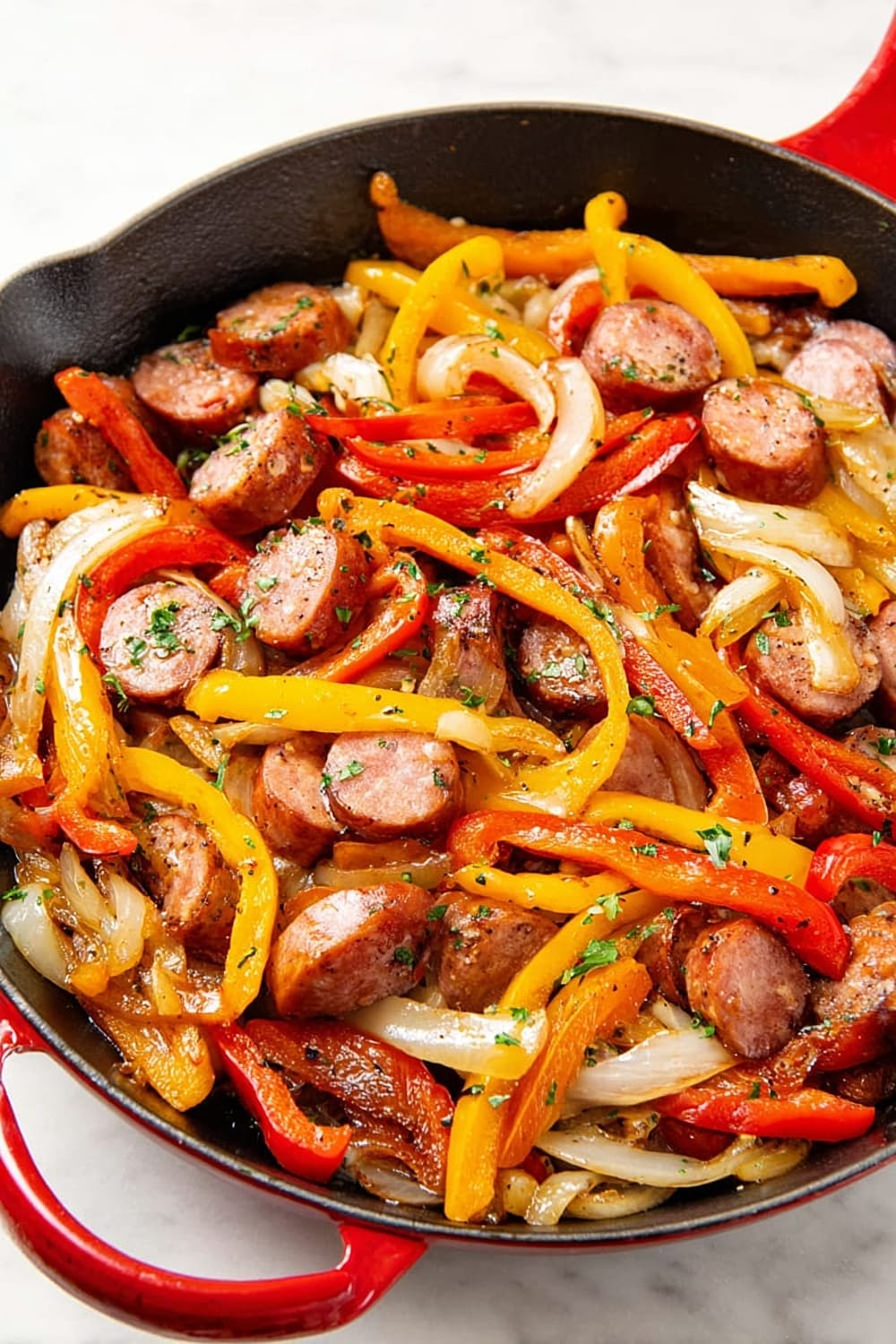 Sausage and Peppers Skillet