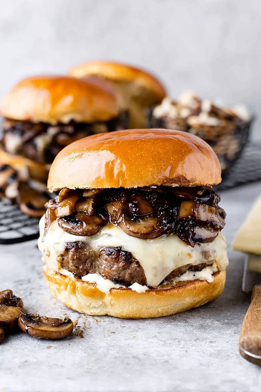 Mushroom Swiss Burger