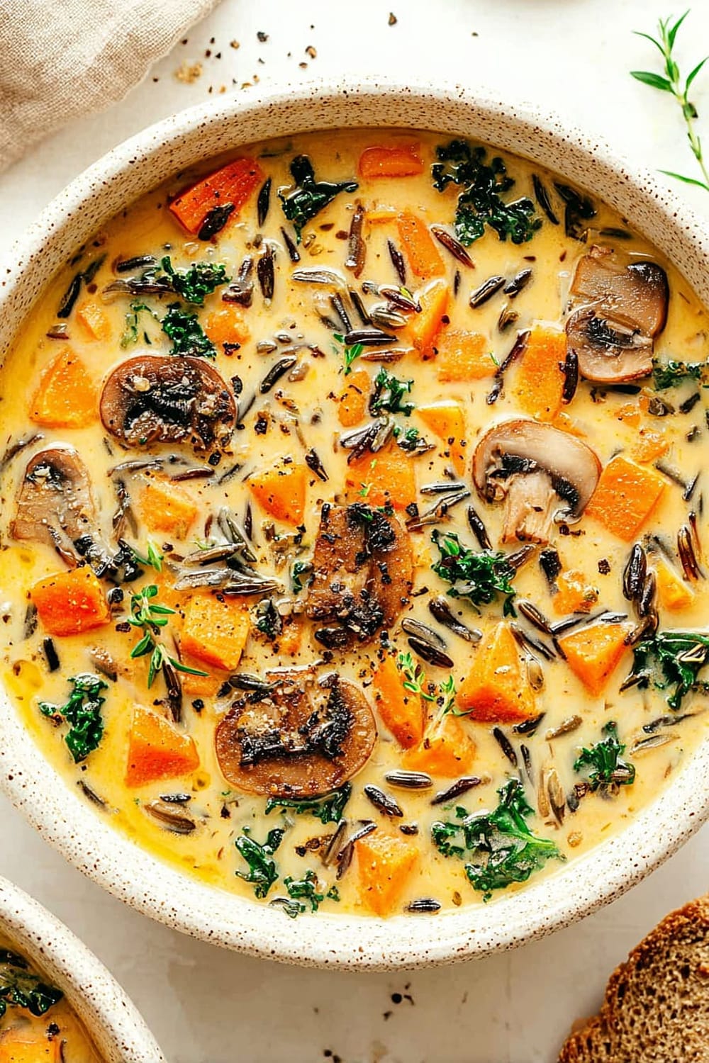 Cozy Autumn Wild Rice Soup