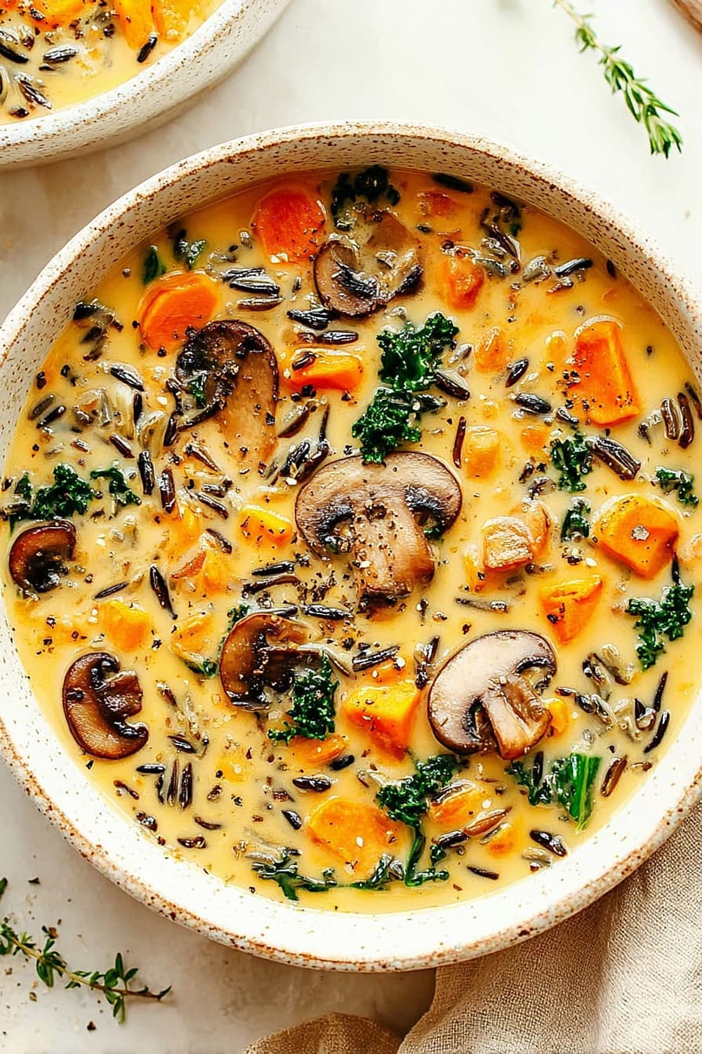 Cozy Autumn Wild Rice Soup