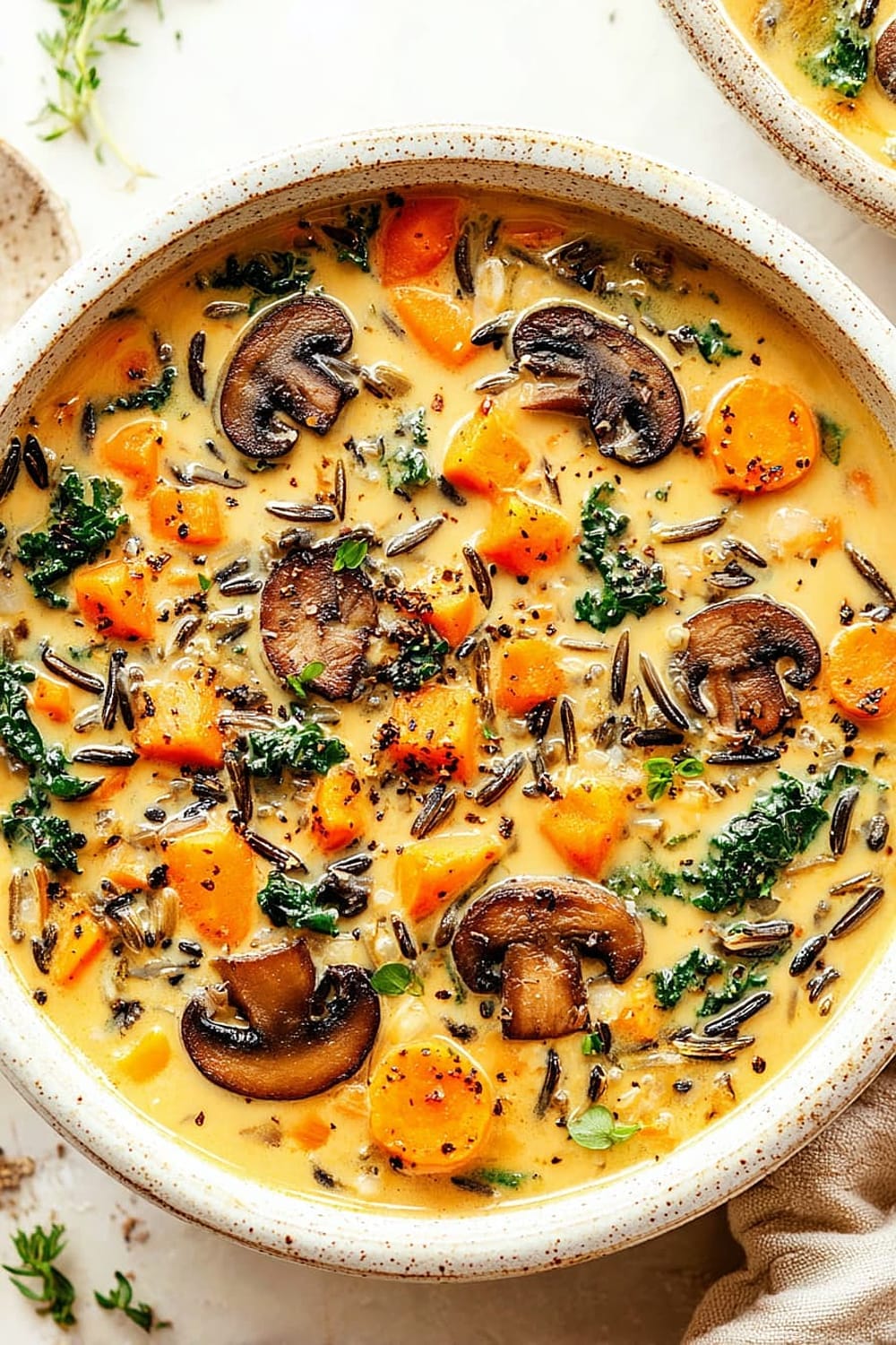 Cozy Autumn Wild Rice Soup