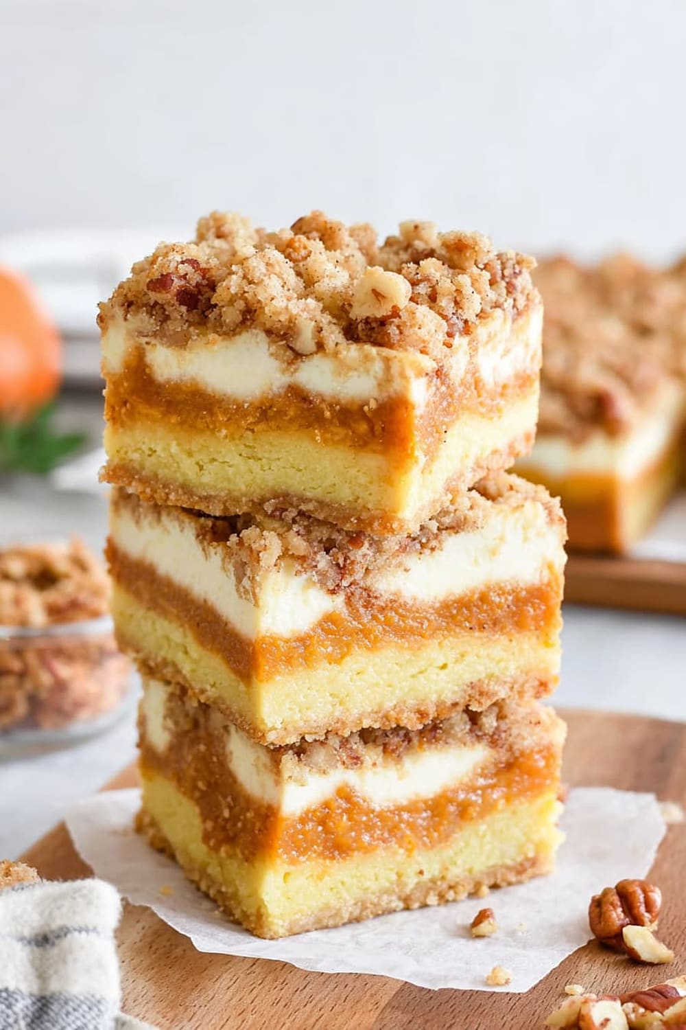 Pumpkin Cheesecake Bars
