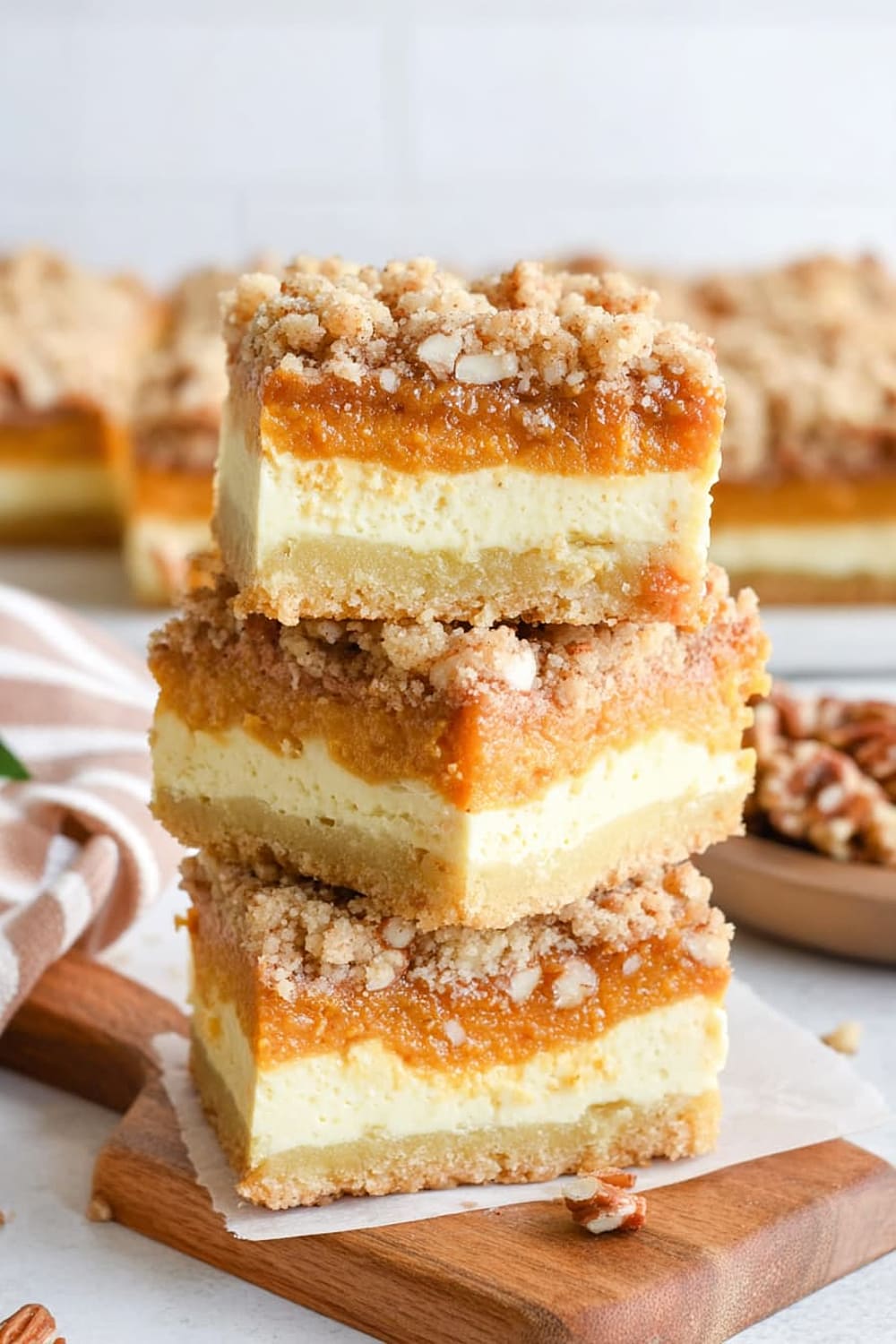 Pumpkin Cheesecake Bars
