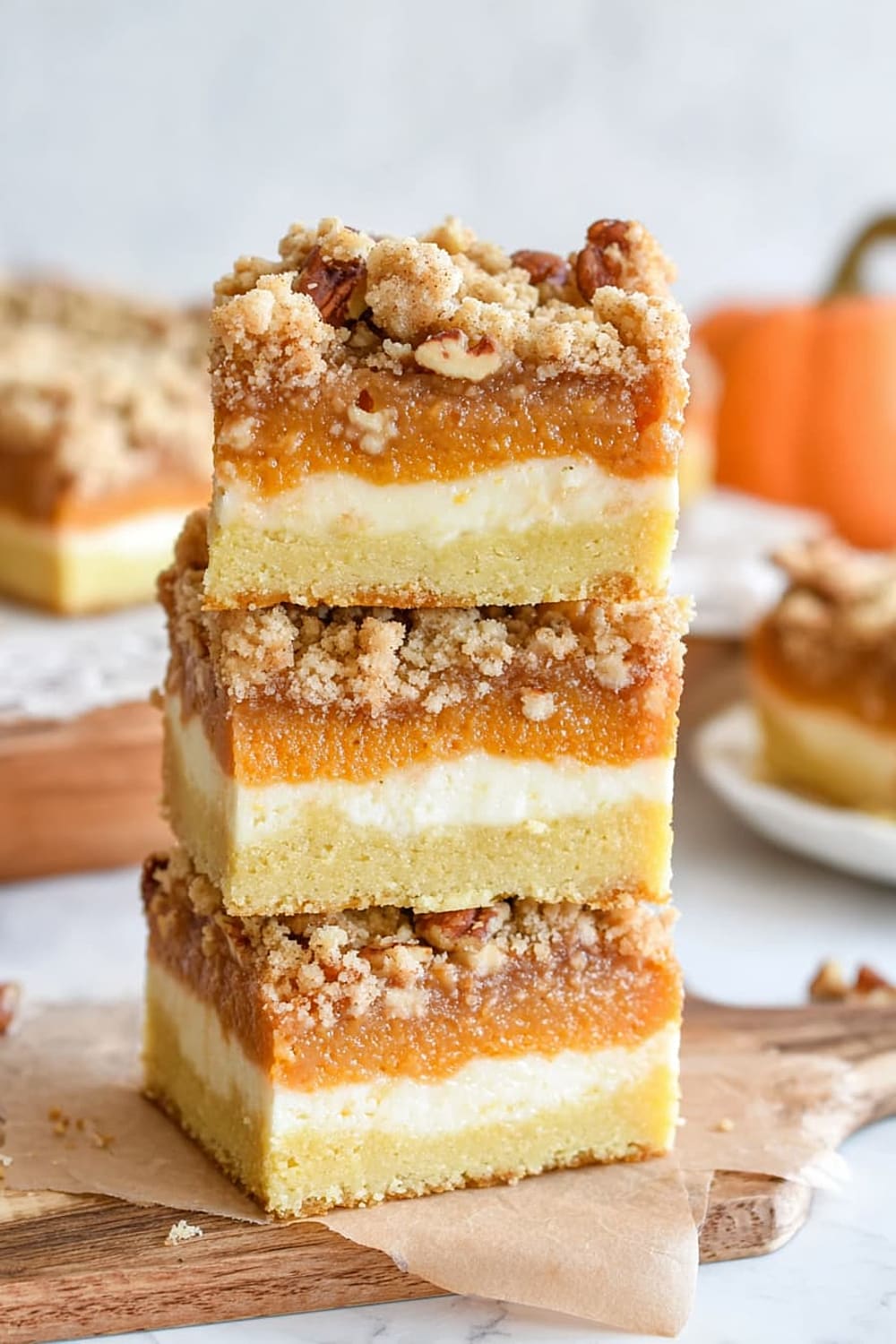 Pumpkin Cheesecake Bars