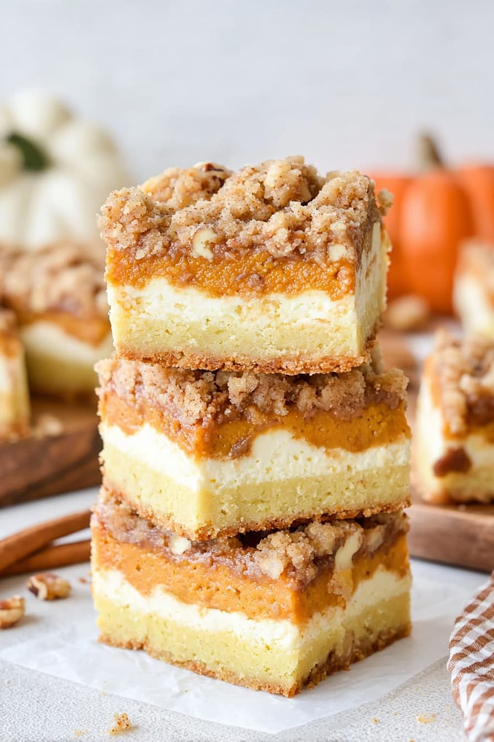 Pumpkin Cheesecake Bars