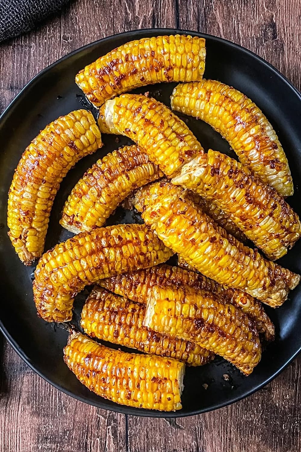 Easy Air-Fryer Corn Ribs With Hot Honey Butter