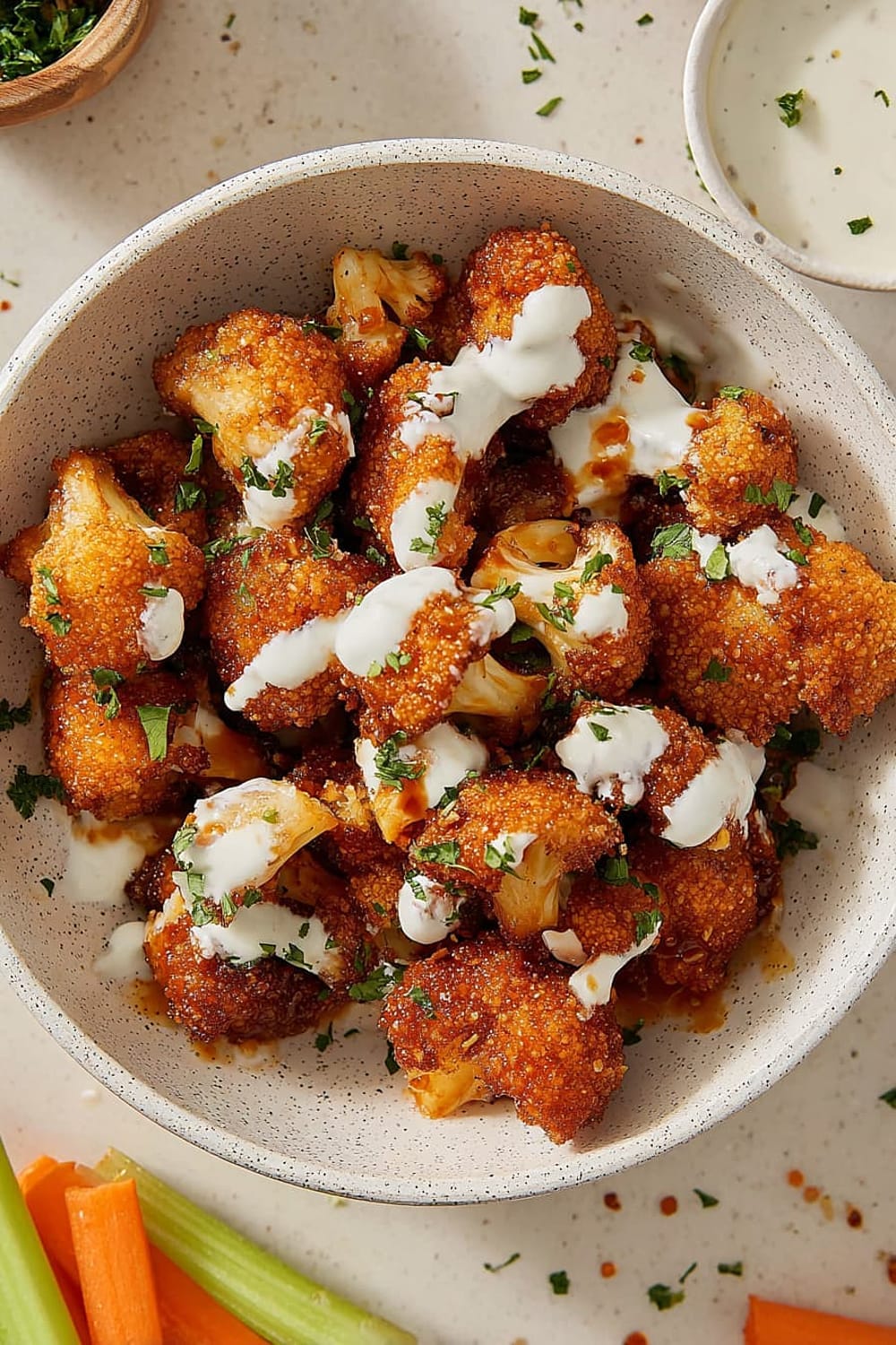 Oven-Roasted Nashville Hot Honey Cauliflower