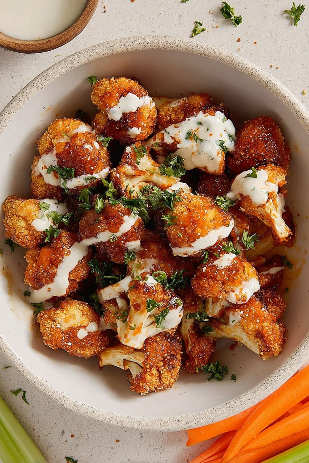 Oven-Roasted Nashville Hot Honey Cauliflower