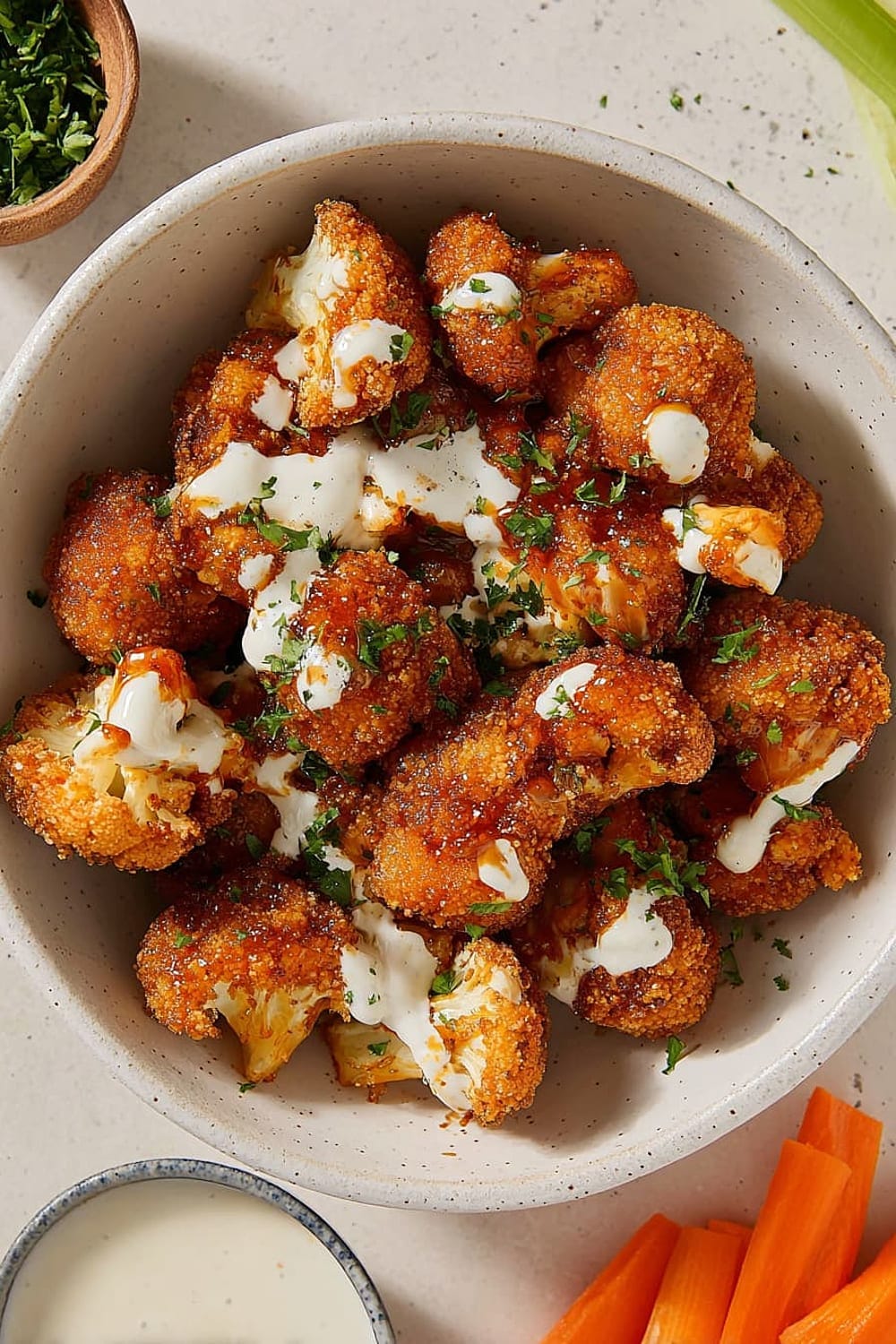 Oven-Roasted Nashville Hot Honey Cauliflower
