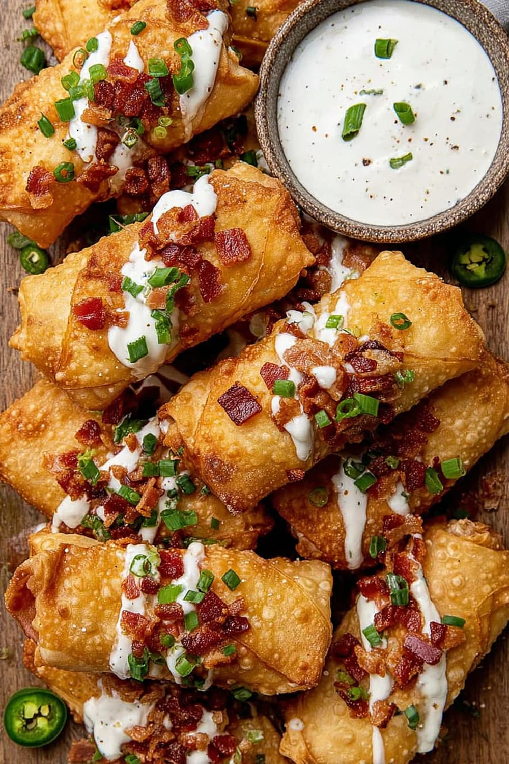 Jalapeno Popper Egg Rolls