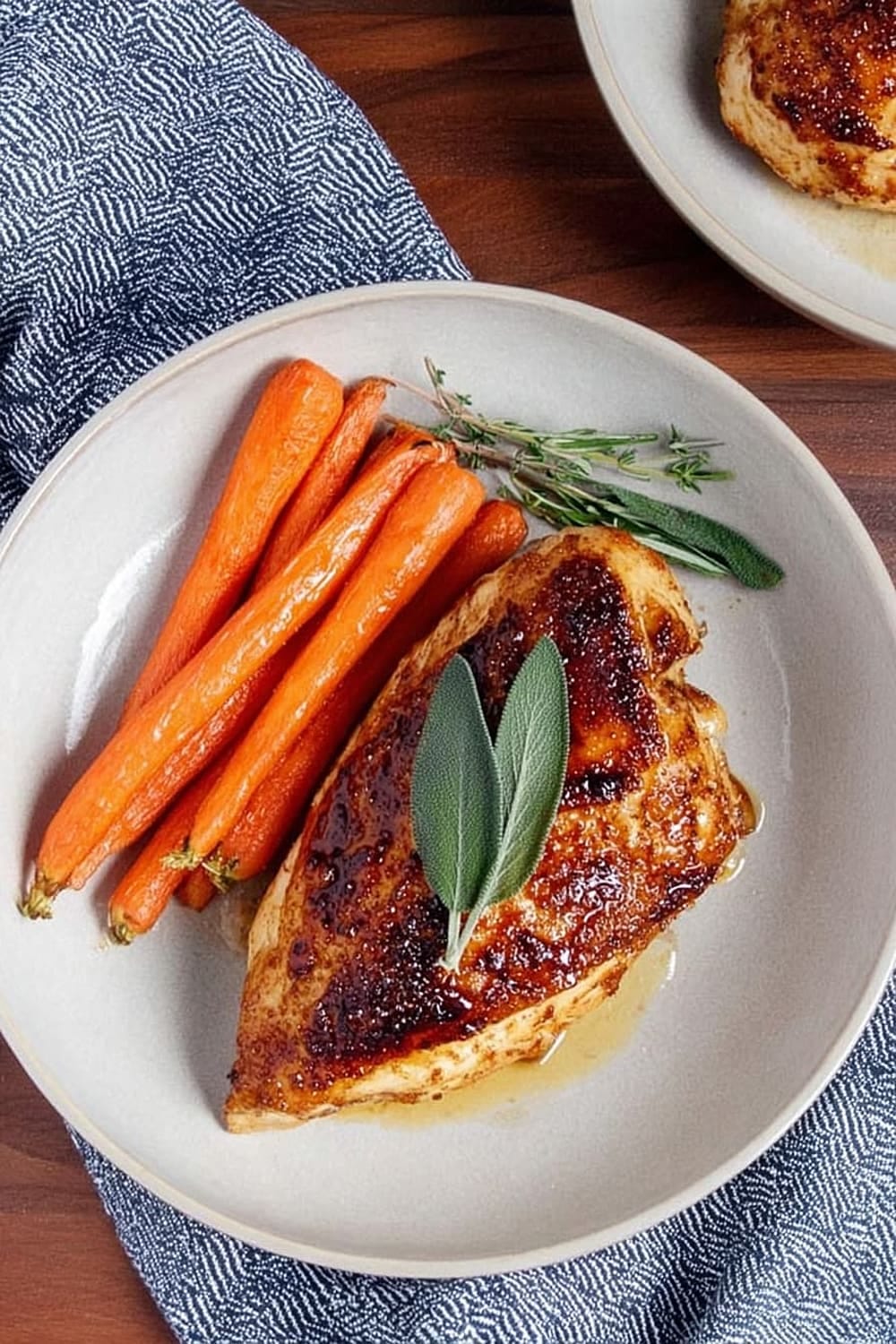 Apple Cider Glazed Chicken Breast with Carrots