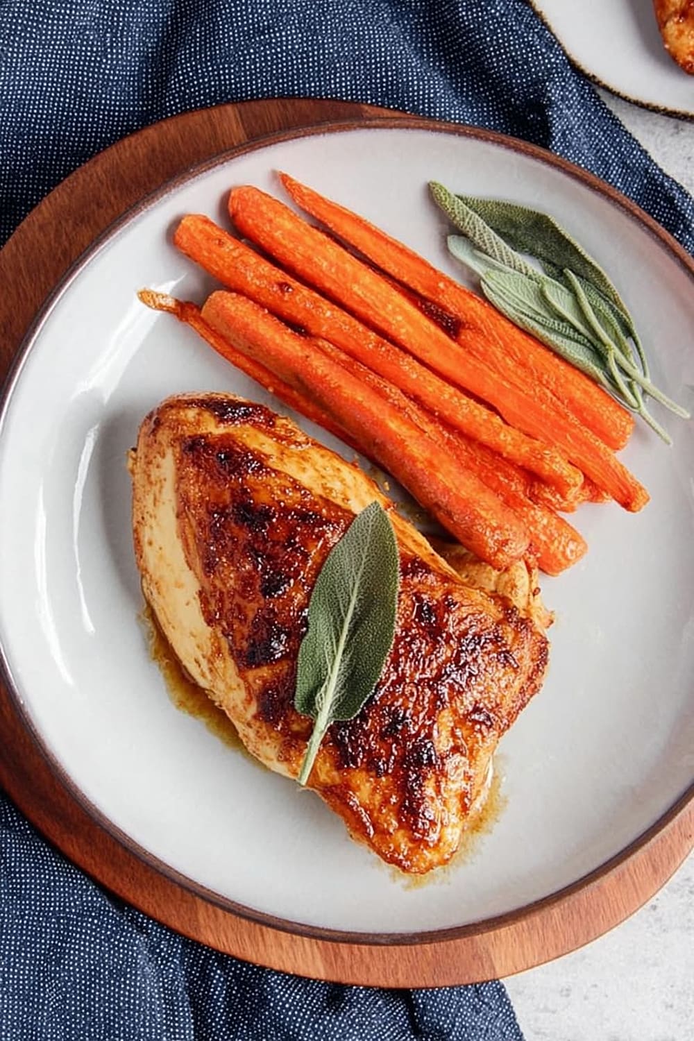 Apple Cider Glazed Chicken Breast with Carrots
