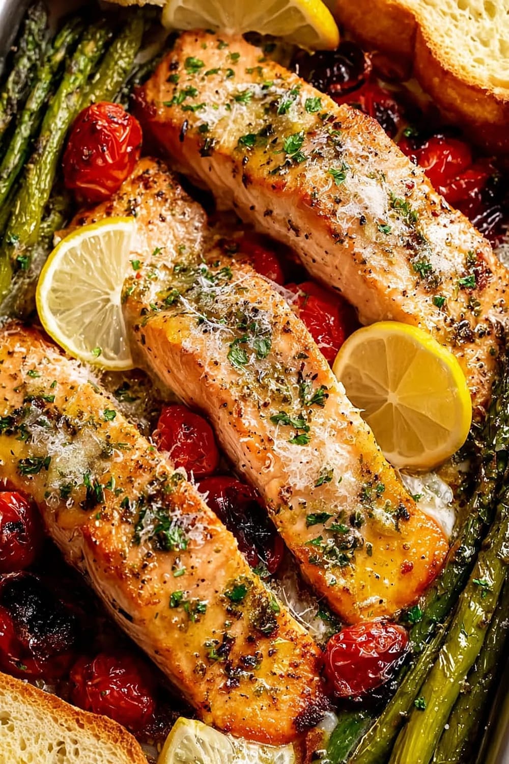 Lemon Garlic Salmon Tray Bake – Easy & Healthy!