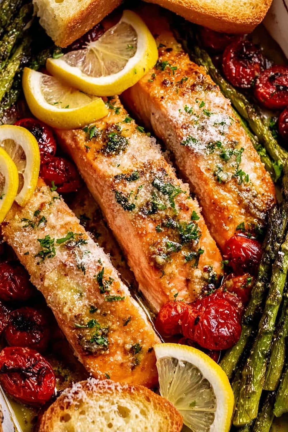 Lemon Garlic Salmon Tray Bake – Easy & Healthy!