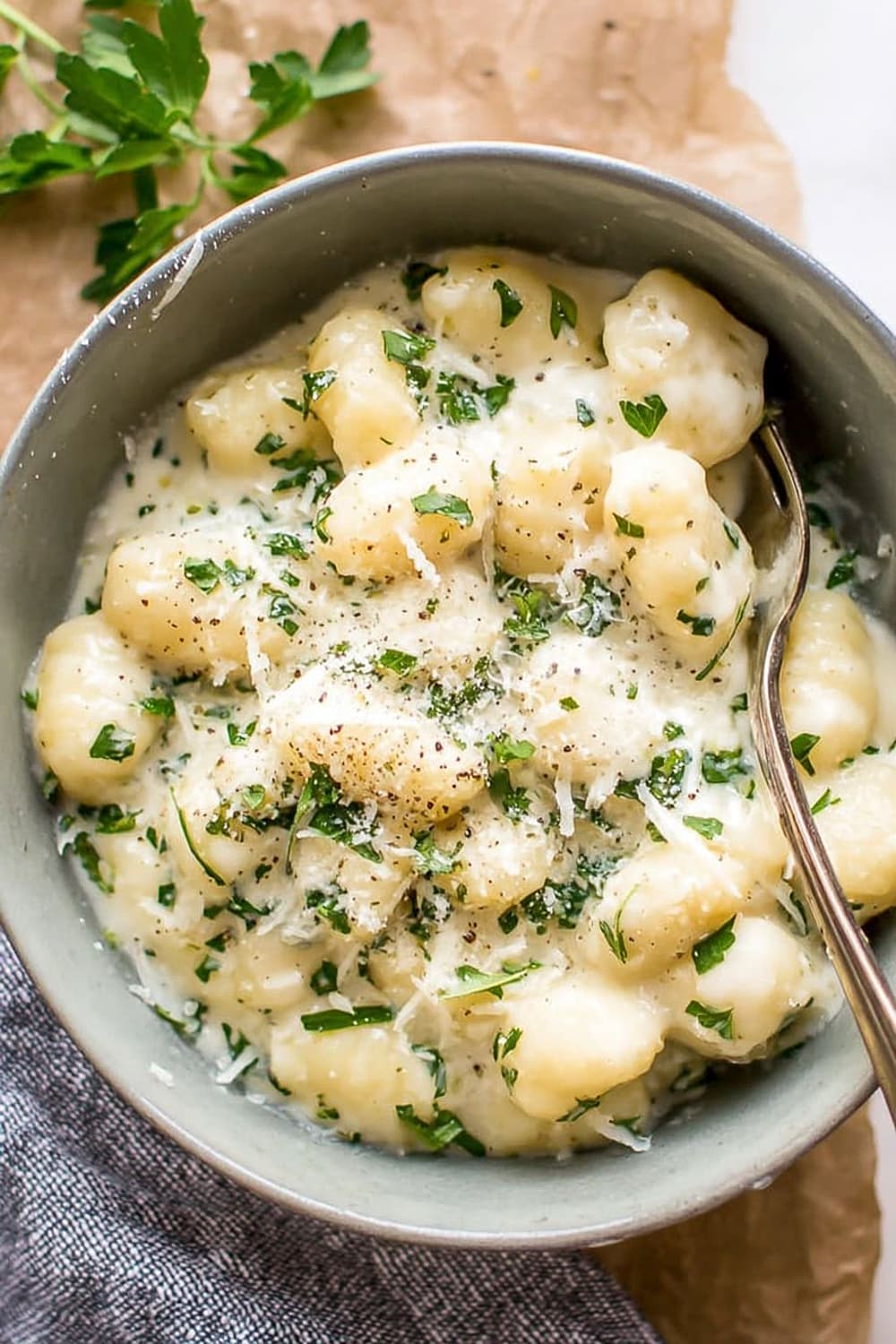 15-Minute Creamy Alfredo Gnocchi