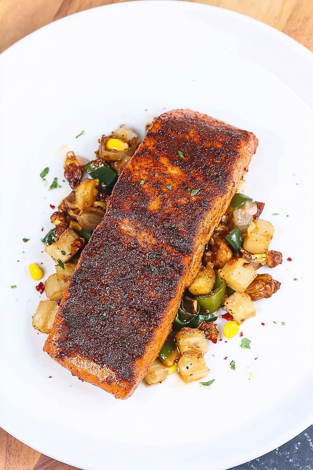 Maple Glazed Salmon w/ Coffee Rub