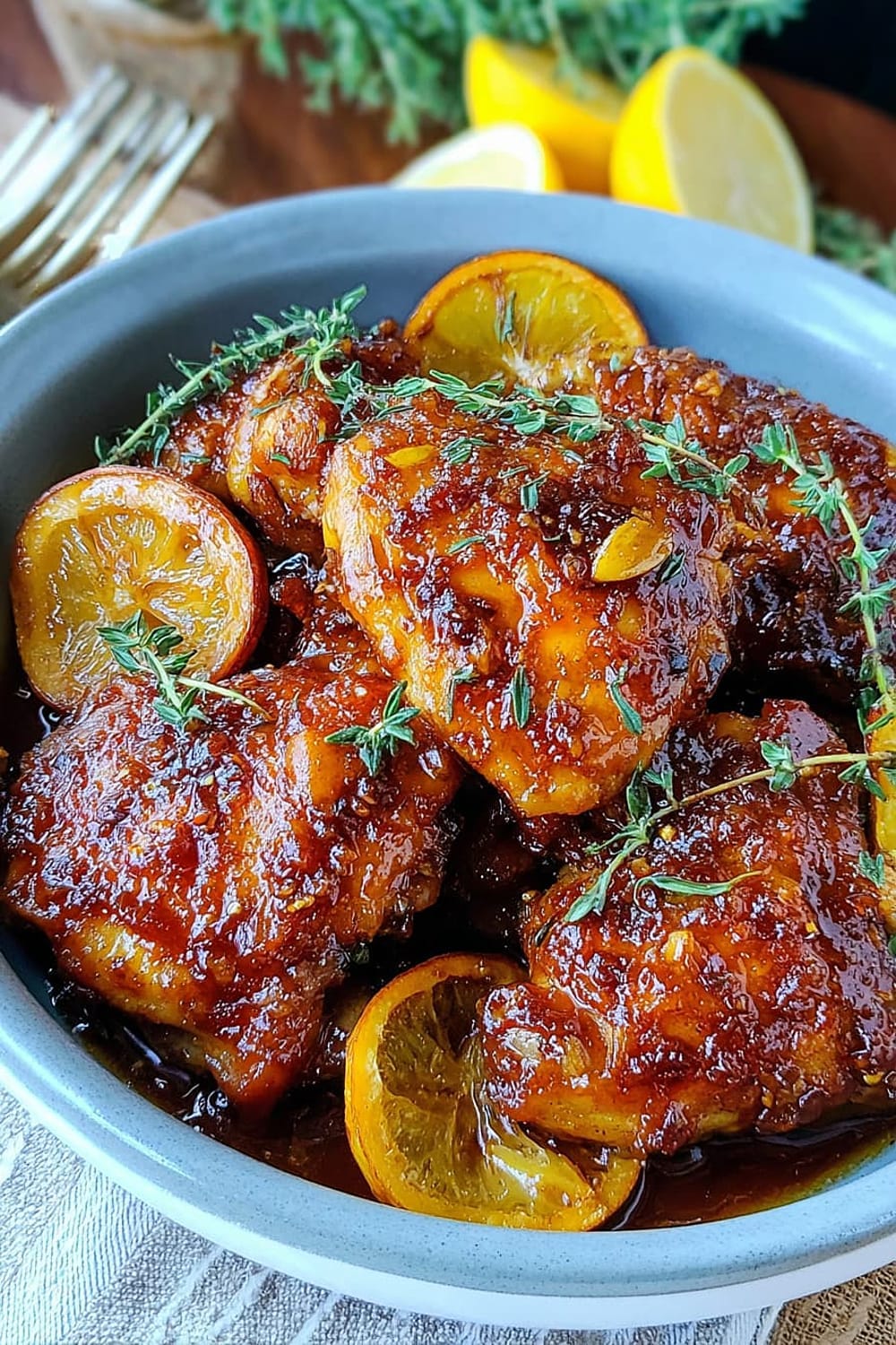 Easy Honey Garlic Lemon Pepper Chicken Thighs