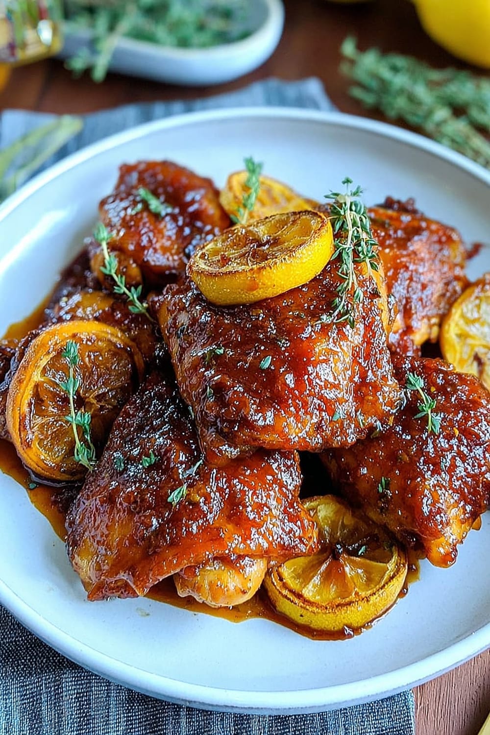 Easy Honey Garlic Lemon Pepper Chicken Thighs