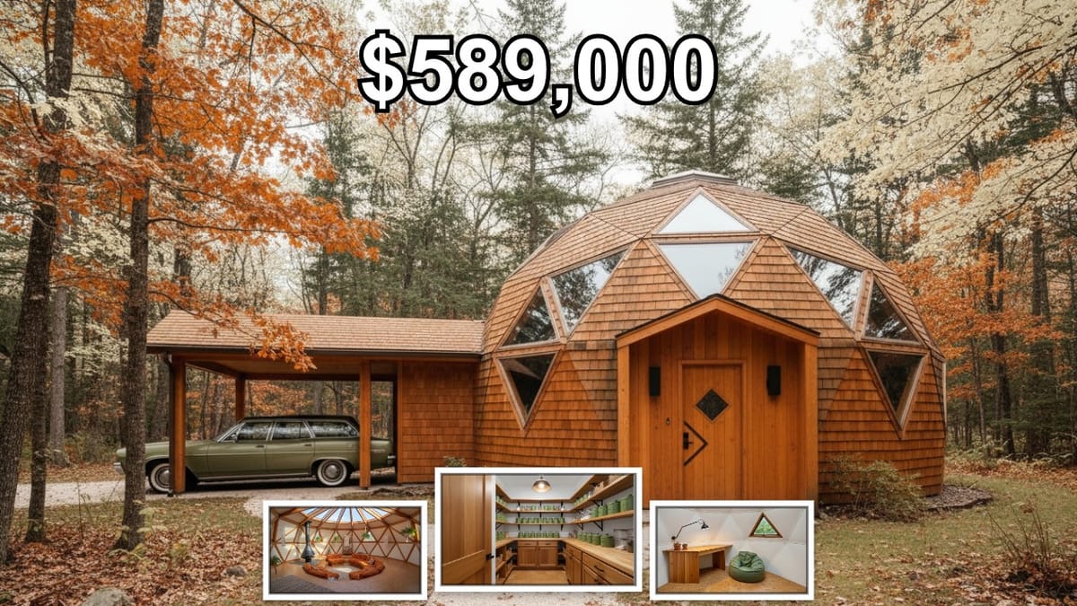 This 1977 Dome Looks Like a Spaceship That Discovered Hygge