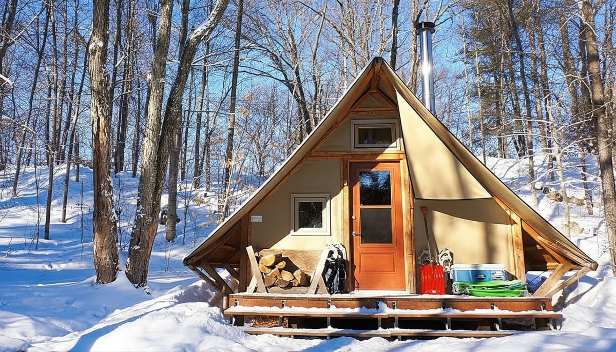 What Fits Inside a Prospector Tent — 4‑Season Off‑Grid Living