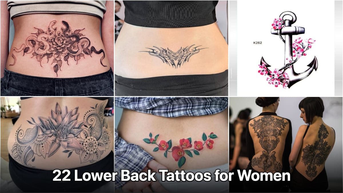 22 Lower Back Tattoos for Women That Slay