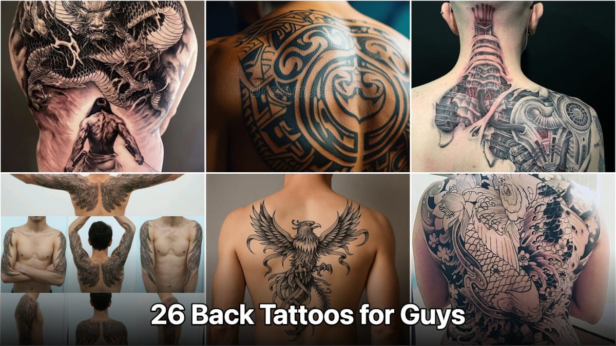 26 Back Tattoos for Guys That Turn Heads