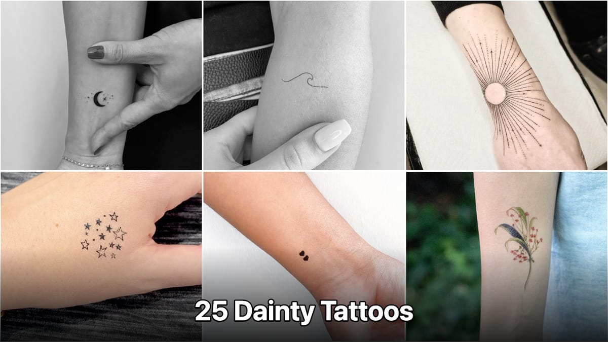 25 Dainty Tattoos You Will Obsess Over
