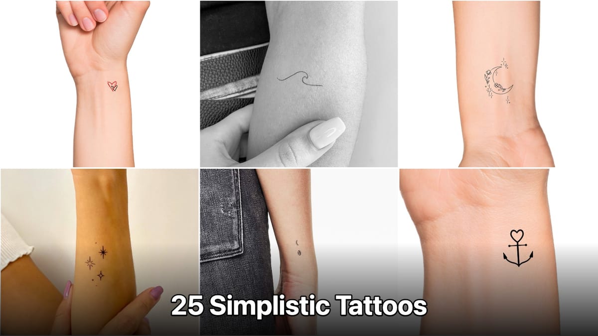 24 Simplistic Tattoos That Make a Big Statement