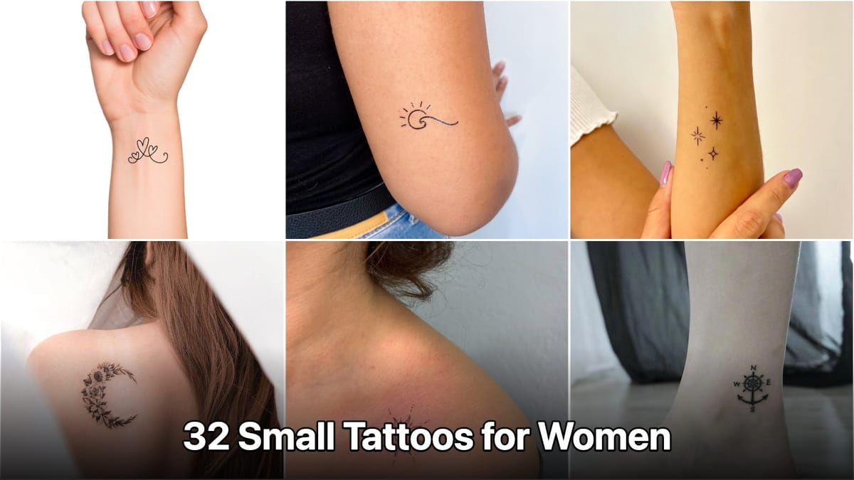 32 Small Tattoos for Women You Will Want Now