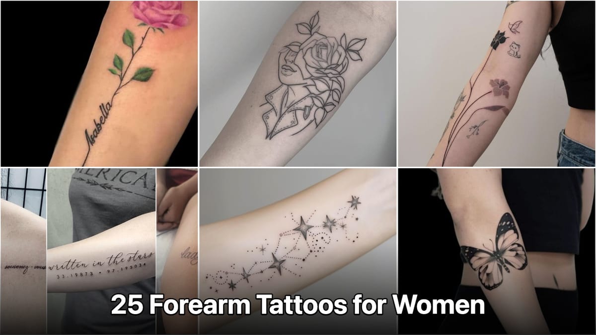 24 Forearm Tattoos for Women That You'll Obsess Over