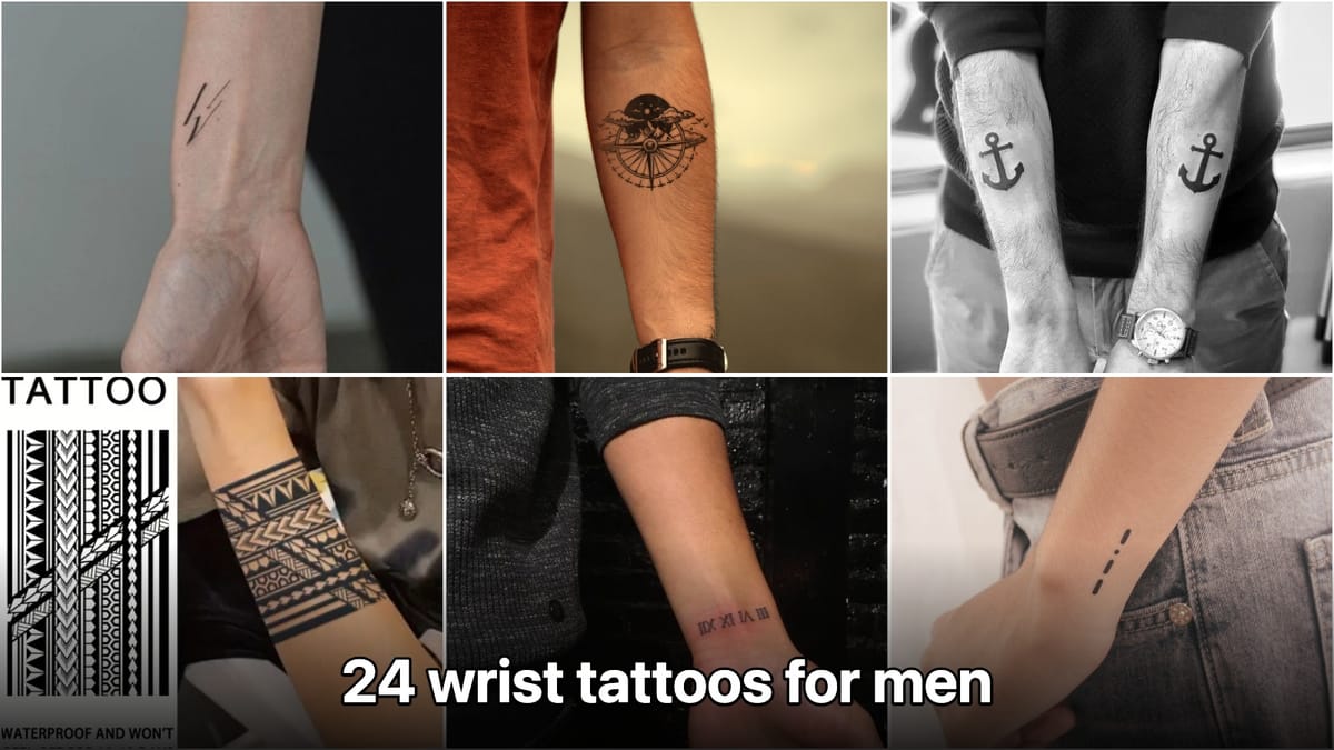 24 Wrist Tattoos for Men that Actually Turn Heads