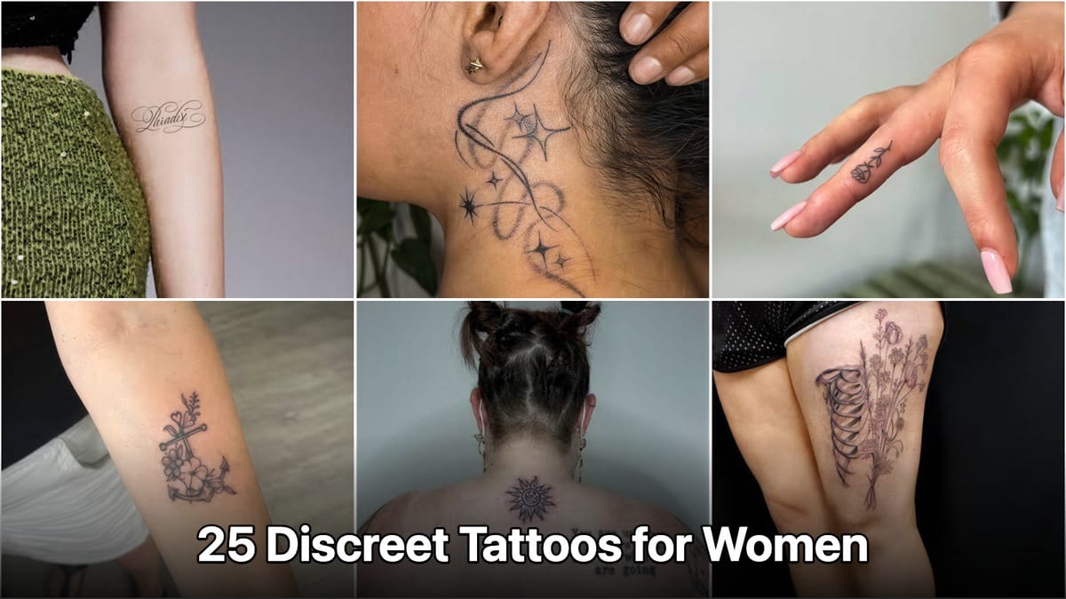 25 Discreet Tattoos for Women That Feel Like a Little Secret