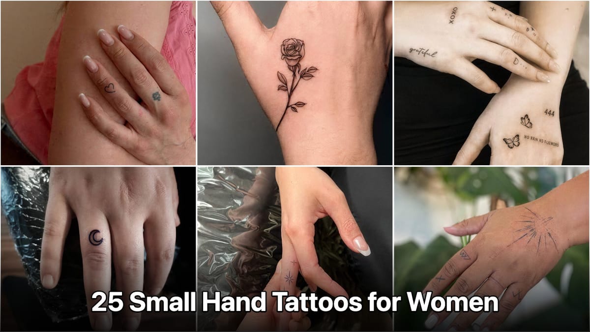 25 Small Hand Tattoos for Women