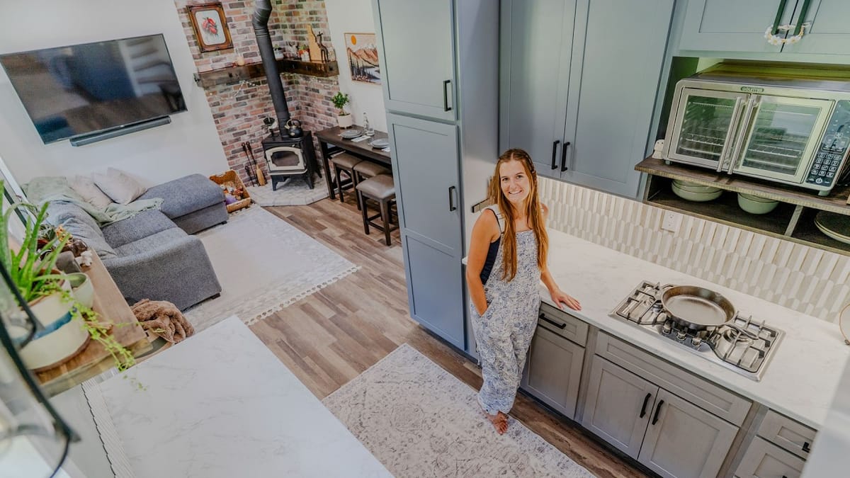 She Built a $60k Tiny Home with Her Dad