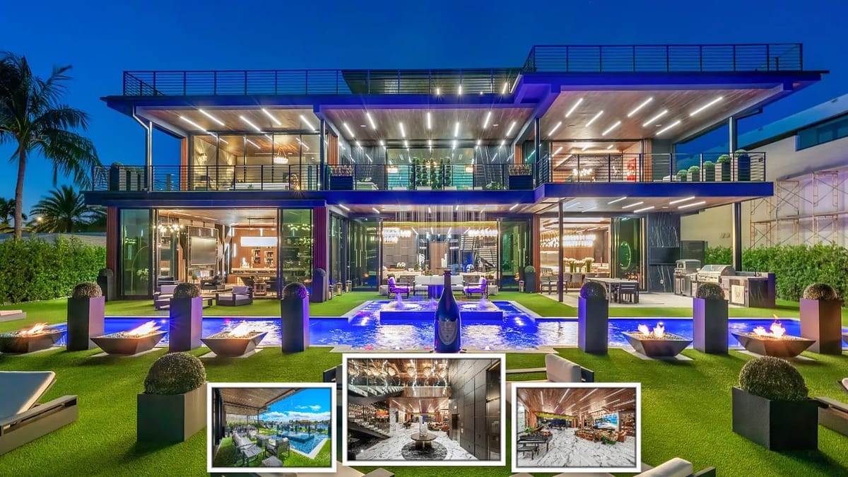 This House Has Backlit Onyx and Ocean Access