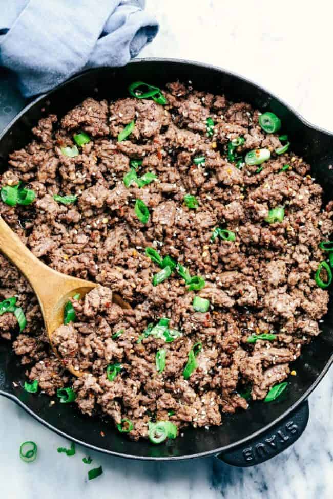 Best Korean Ground Beef and Rice Bowls
