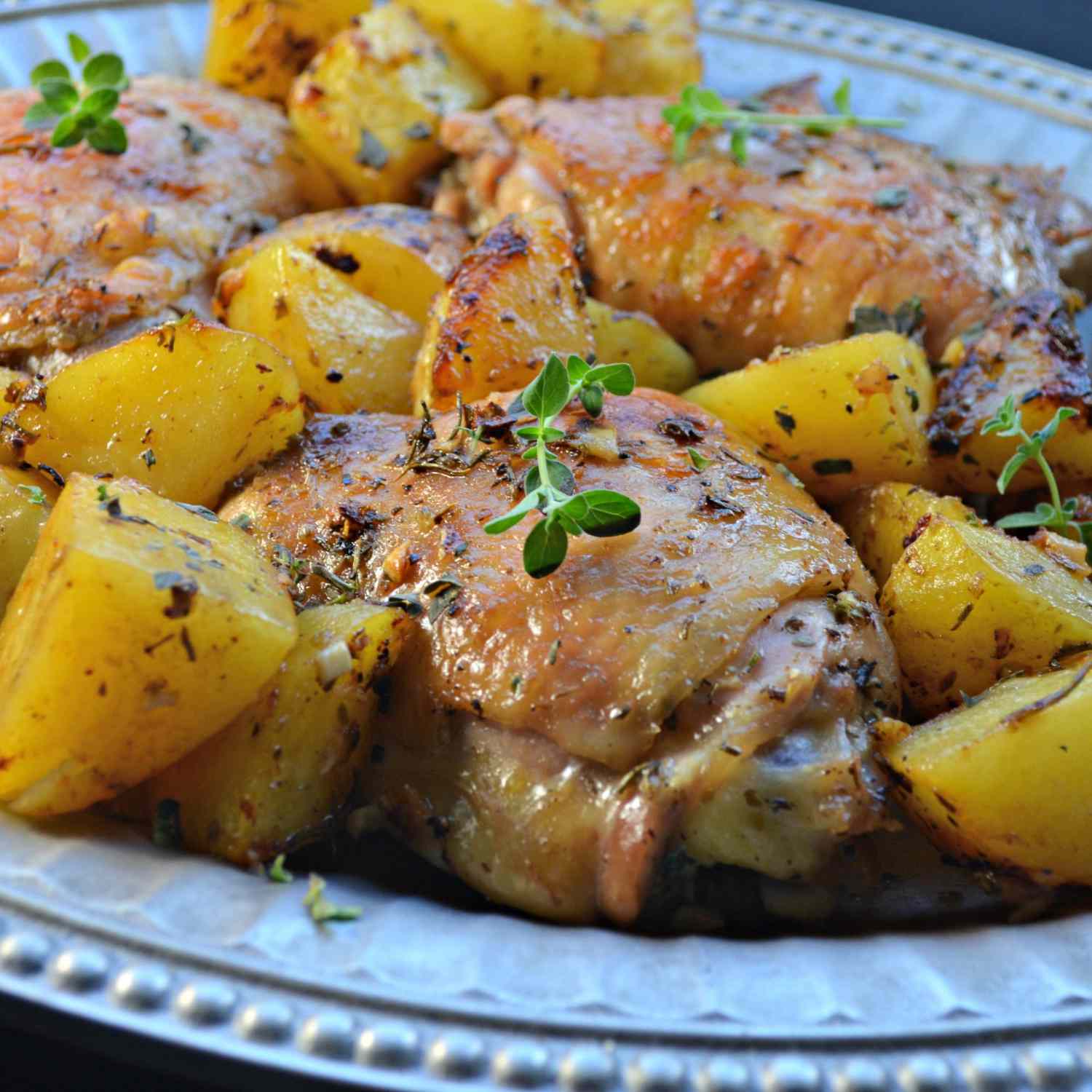 Greek Lemon Chicken and Potatoes Recipe