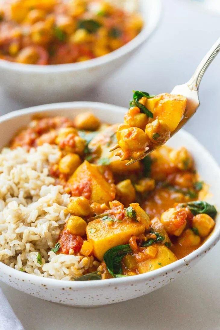 Chickpea and Potato Curry Recipe