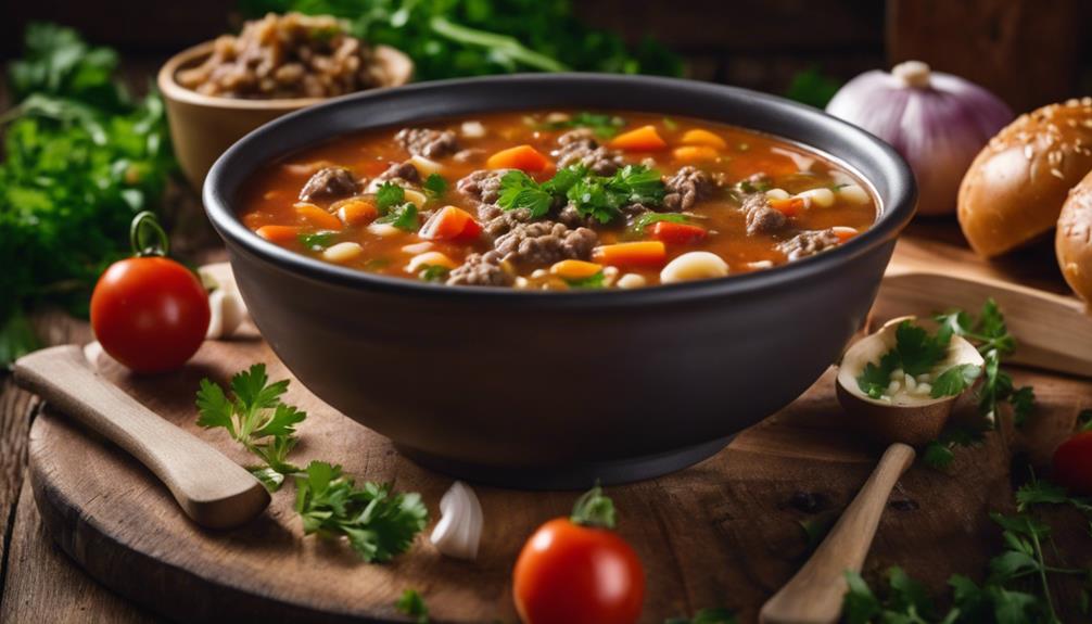 Easy Hamburger Soup Recipe