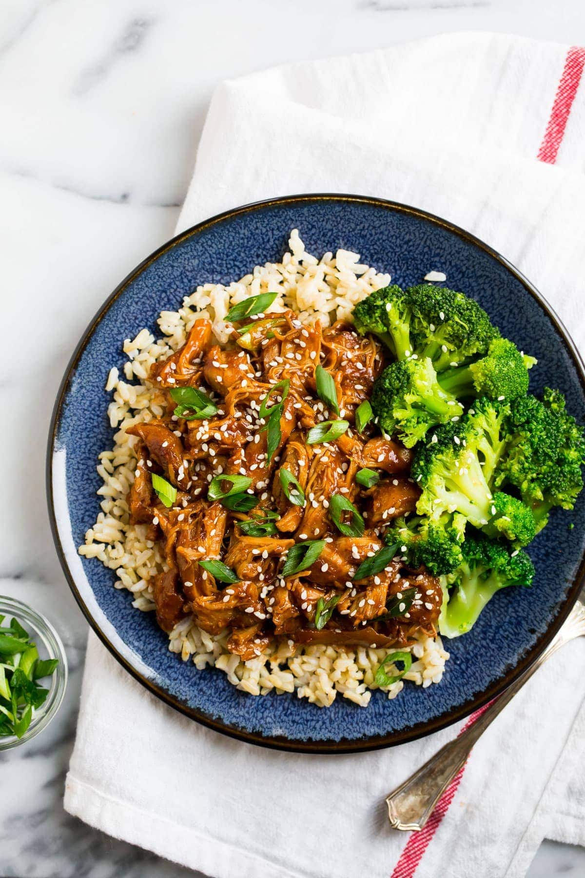 Sanity-Saving Slow Cooker Honey Garlic Chicken