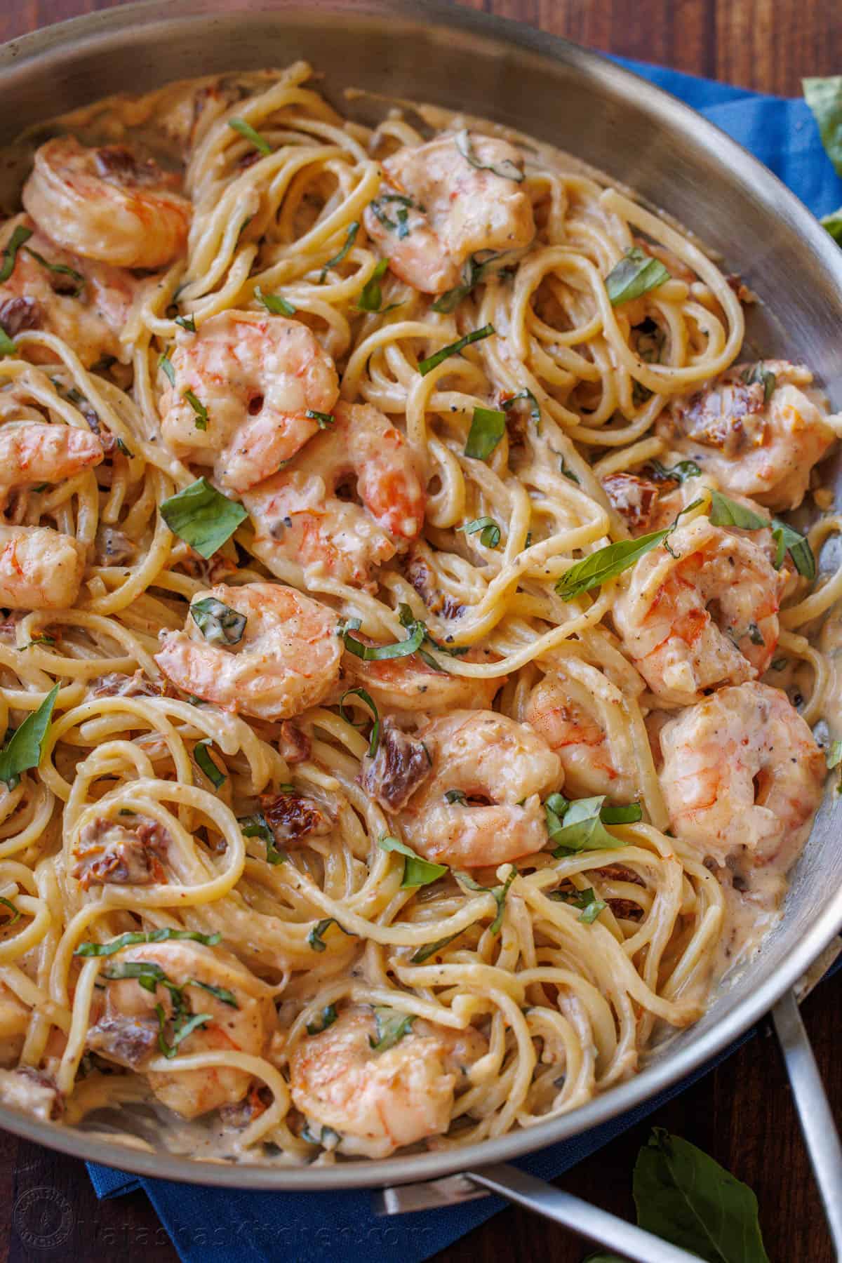 You Won’t Believe How Easy This Tuscan Shrimp Pasta Is