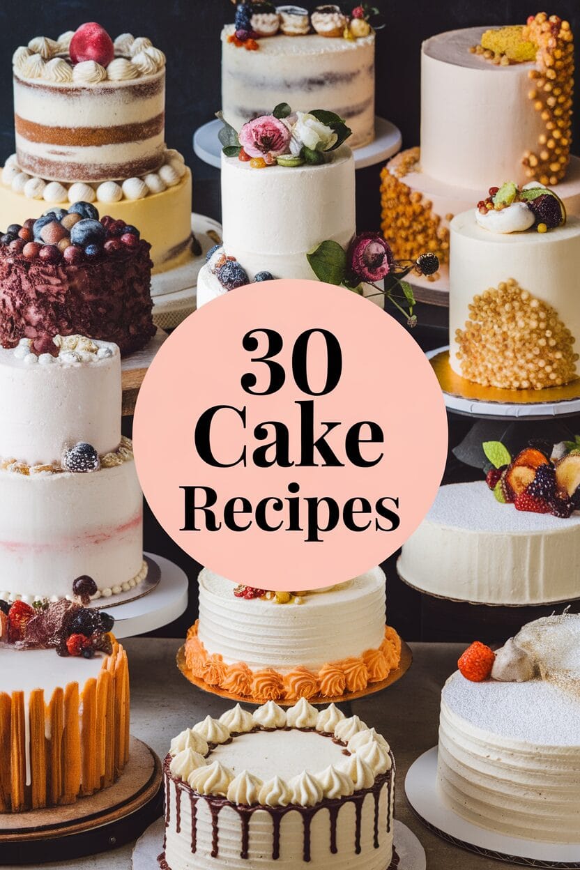 30 Amazing Cake Recipes You Need to Bake