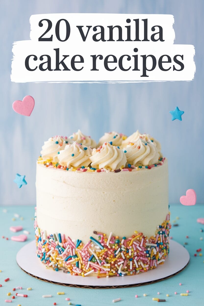 20 Irresistibly Delicious Vanilla Cake Recipes