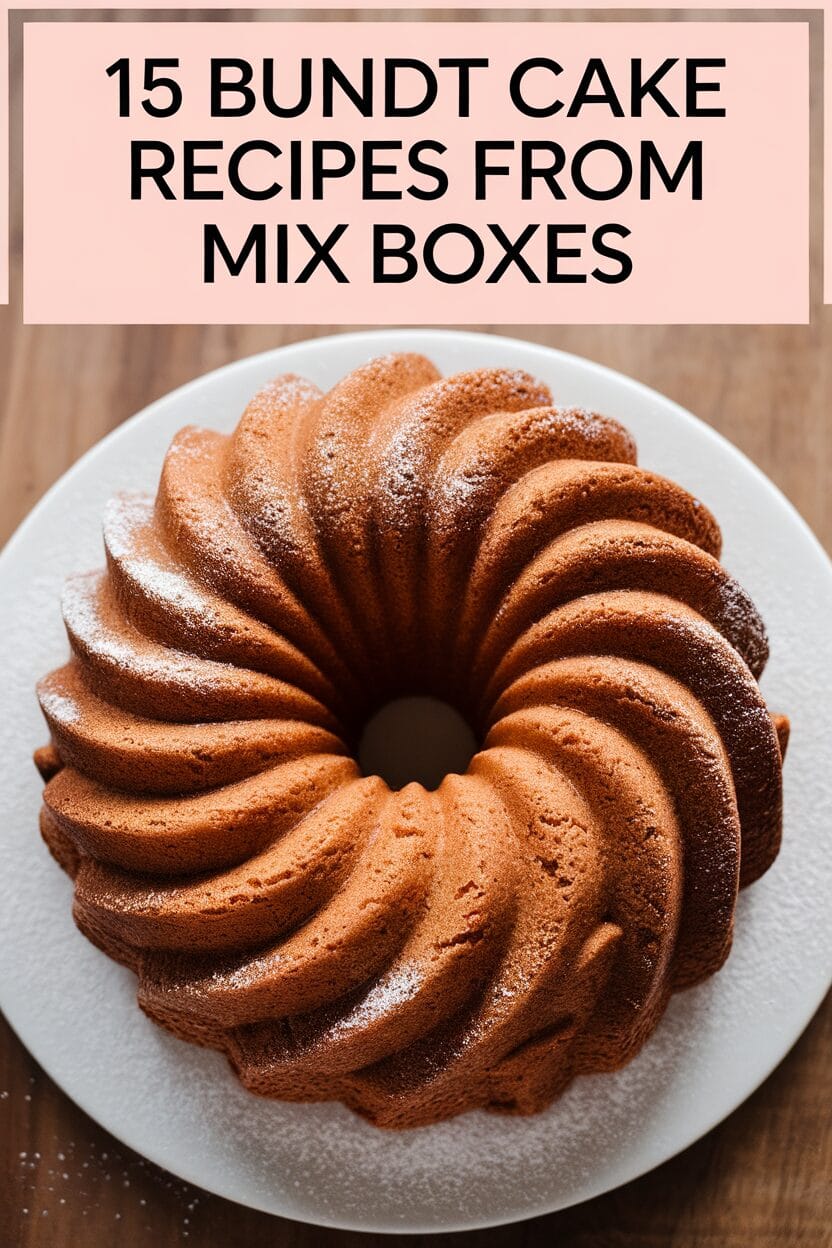 15 Easy & Delicious Bundt Cake Recipes from a Mix Box